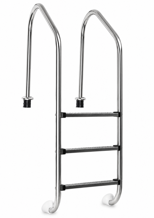 Escalera para Alberca 3 Peldaños Acero Inoxidable Panda