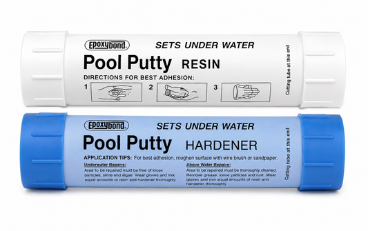 Epoxybond Pool Putty Masilla Epóxica para Reparación de Albercas Bajo el Agua