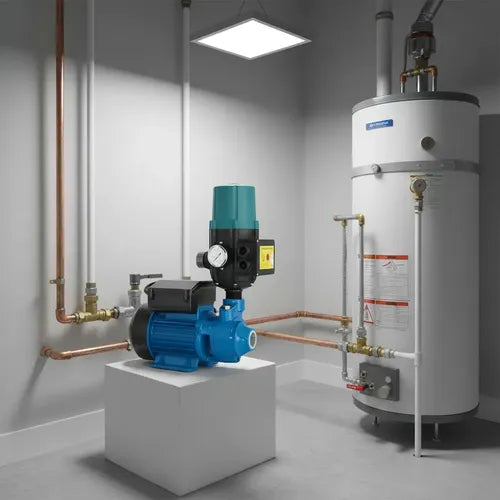 Presurizador Aqua Pak instalado en sistema doméstico